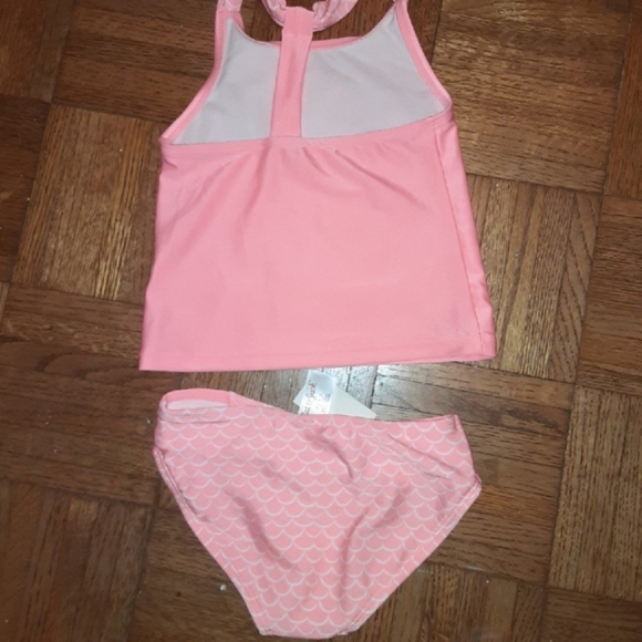 New Girls size 4/5 pineapple tankini 2 pc swinsuit - Picture 4 of 5